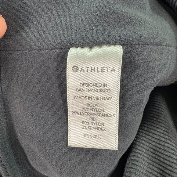 Athleta Barre Kickflare Cropped Flared Yoga Pants Sz L - Picture 10 of 11